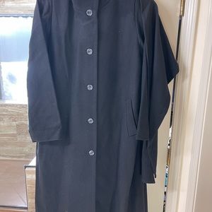Jessica London Black Wool Coat. Size 20w